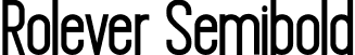 Rolever Semibold font | RoleverSemibold-jExYM.otf