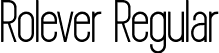 Rolever Regular font | Rolever-qZGyV.otf