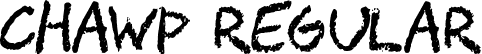 CHAWP Regular font | chawp.otf