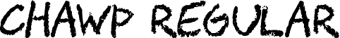 CHAWP Regular font | chawp.ttf