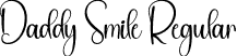 Daddy Smile Regular font | Daddy-Smile.otf