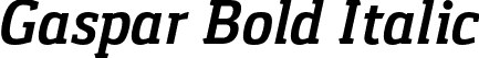 Gaspar Bold Italic font | Gaspar_Bold_Italic.otf