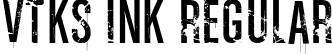 vtks ink Regular font | vtks ink.ttf