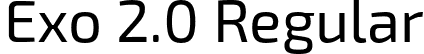 Exo 2.0 Regular font | Exo2.0-Regular.otf