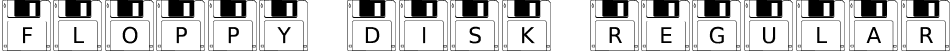 Floppy Disk Regular font | FloppyDisk.otf