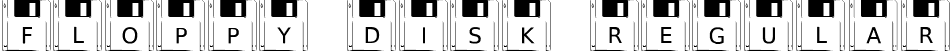 Floppy Disk Regular font | FloppyDisk.ttf