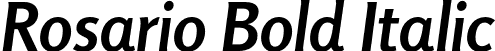 Rosario Bold Italic font | Rosario-BoldItalic.otf