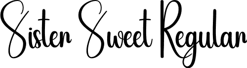 Sister Sweet Regular font | Sister-Sweet.otf