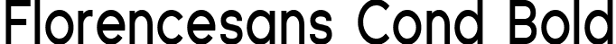 Florencesans Cond Bold font | Florsn10.ttf