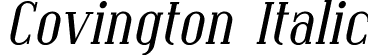 Covington Italic font | Coving02.ttf