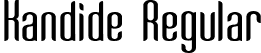 Kandide Regular font | KANDIDE_.ttf