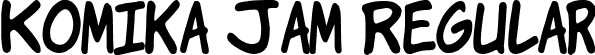 Komika Jam Regular font | KOMIKJ__.ttf