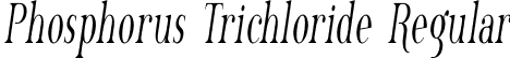 Phosphorus Trichloride Regular font | Phosph13.ttf