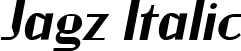 Jagz Italic font | JAGZI___.ttf