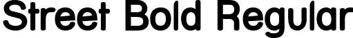 Street Bold Regular font | Strebold.ttf