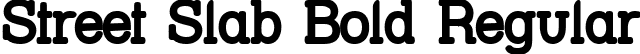 Street Slab Bold Regular font | Stresbbd.ttf