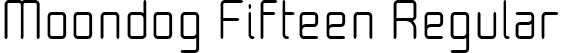 Moondog Fifteen Regular font | MOON15__.ttf