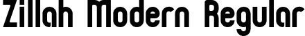 Zillah Modern Regular font | ZILLM___.ttf