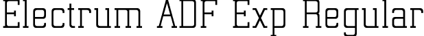 Electrum ADF Exp Regular font | ElectrumADFExp-Regular.otf