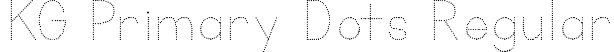 KG Primary Dots Regular font | KGPrimaryDots.ttf