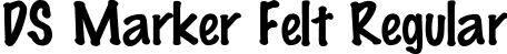 DS Marker Felt Regular font | DSMarkerFelt.ttf