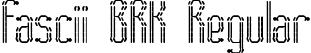 Fascii BRK Regular font | fascii.ttf