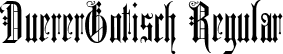 DuererGotisch Regular font | DuererGotisch.ttf