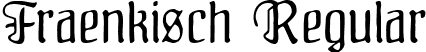 Fraenkisch Regular font | Fraenkisch.ttf