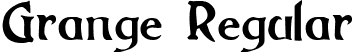 Grange Regular font | Grange.ttf