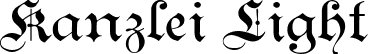 Kanzlei Light font | Kanzlei.ttf