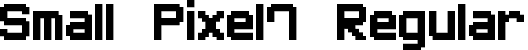 Small Pixel7 Regular font | small_pixel-7.ttf