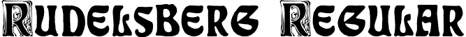 Rudelsberg Regular font | Rudelsberg-Initialen.ttf