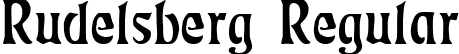 Rudelsberg Regular font | Rudelsberg-Titel.ttf