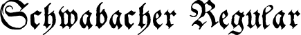 Schwabacher Regular font | Schwabacher.ttf