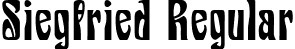 Siegfried Regular font | Siegfried.ttf