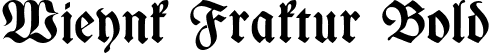 Wieynk Fraktur Bold font | WieynkFraktur-Bold.ttf