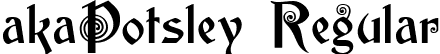 akaPotsley Regular font | akaPotsley.ttf