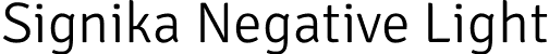 Signika Negative Light font | SignikaNegative-Light.ttf