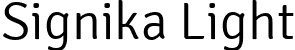 Signika Light font | Signika-Light.ttf