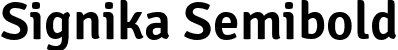 Signika Semibold font | Signika-Semibold.ttf