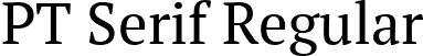 PT Serif Regular font | PTF55F.ttf