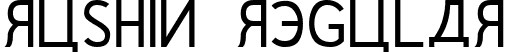 Rushin Regular font | rushin.ttf