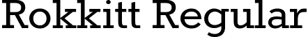 Rokkitt Regular font | Rokkitt-Regular.ttf