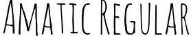 Amatic Regular font | Amatic-Regular.ttf