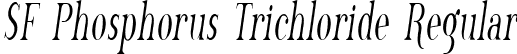 SF Phosphorus Trichloride Regular font | SFPhosphorusTrichloride.ttf