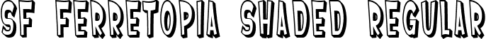 SF Ferretopia Shaded Regular font | SFFerretopiaShaded.ttf