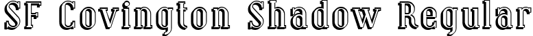 SF Covington Shadow Regular font | SFCovingtonShadow.ttf