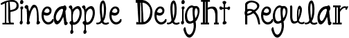 Pineapple Delight Regular font | PineappleDelight.ttf