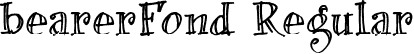 bearerFond Regular font | BFONDTRIAL.ttf