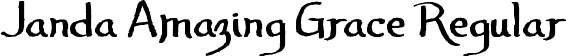 Janda Amazing Grace Regular font | JandaAmazingGrace.ttf